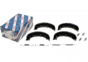 Колодки ручного гальма Sprinter W901-903  2t-3t/ VW LT II 28-35 160x40 BOSCH 0 986 487 610 з пружинами