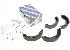 Колодки ручного гальма Citroen Jumper/Fiat Ducato/Peugeot Boxer 06- (172x42) BOSCH 0 986 487 726 з пружин
