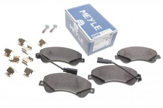 Колодки Ford Transit V347 06- (FWD) передні MEYLE 025 244 8518/W + пружинки + датчики