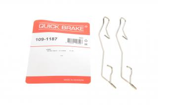 Пружина Ford Connect 1.8TDCi 02- (Ate) передніх=задніх колодок QB 109-1187 (2шт)