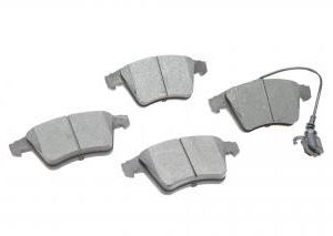 Колодки VW T5 03-/T6 15-(Teves) Q+ передні з 1 датчиком VAG 7H0698151A SOLGY 209026