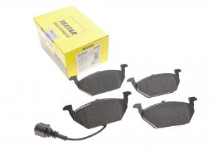 Колодки VW Caddy III 03-,Golf IV 95-15 перед (Teves) (вушка вгору) (з датчиком) TEXTAR 2313101