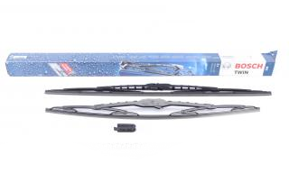 Щітки склоочисника VW Caddy T5,VW LT II 28-46 96-06 /BMW 7(E38,E65-66-67)/Iveco Daily IV-V/MB Sprinter W901-905 , MB W213/Opel Vivaro A/Renault Master II, Trafic II ( 600 х 530mm) (2 шт) BOSCH 3 397 001 801 вигнута щітка, каркас 801