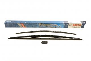 Щітки склоочисника VW Caddy T5,VW LT II 28-46 96-06 /BMW 7(E38,E65-66-67)/Iveco Daily IV-V/MB Sprinter W901-905 , MB W213/Opel Vivaro A/Renault Master II, Trafic II ( 600 х 530mm) (2 шт) BOSCH 3 397 001 802 вигнута щітка, каркас 802S