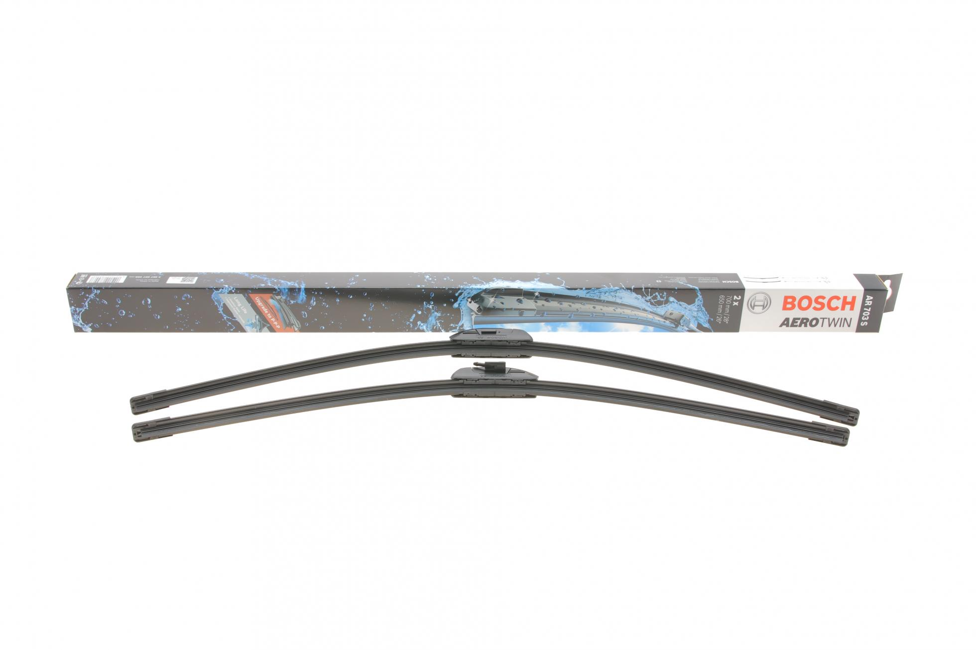 Щітки склоочисника MB Vito 639 03-14 ( 700/650 mm ) ( кріплення -гачок) BOSCH 3 397 007 568 AEROTWIN з форсуноками
