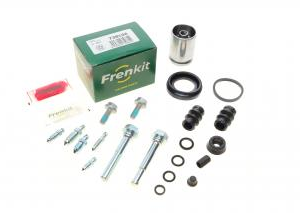 Ремкомплект заднього супорта VW Caddy 03-   D=38 mm ( сис Lucas) + поршень + напрямні FRENKIT 738106