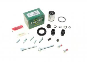 Ремкомплект заднього супорта VW Caddy 03-   D=38 mm ( сис Lucas) + поршень + напрямні FRENKIT 738109