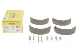 Колодки ручного гальма Sprinter W901-903 2t-3t/ VW LT II 28-35 160x40 TEXTAR 91055100 з пружинами