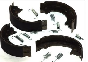Колодки ручного гальма Sprinter W906 509-519 / VW Crafter 30-50 спарка ABE CRM013ABE з пружинами