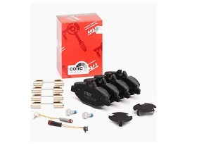 Колодки MB E-class (W211) передні +пружинки+датчики TRW GDB1542
