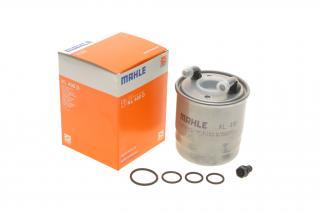 Фільтр палива OM-651-642-640 KNECHT KL 490D H=118.4mm 2 штуцери + центр.нагрів.180ват