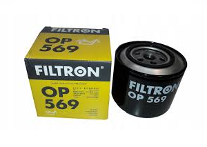 Фільтр масляний VW T-IV 1,9 D; AUDI 100  2,0 TD, 2,4 D, 2,5 TDI , LADA 1200-1600  FILTRON   OP 569
