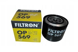 Фільтр масляний VW T-IV 1,9 D; AUDI 100 2,0 TD, 2,4 D, 2,5 TDI , LADA 1200-1600 FILTRON OP 569