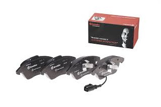 Колодки VW Caddy III/Golf V-VI/Jetta III-IV/Passat B6-B7-CC/Touran/Skoda Fabia/Octavia 03- передній BREMBO P 85 075