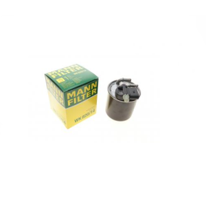 Фільтр палива OM-651-642 MANN WK820/14 2 штуцери +5 конт.фішка + носик