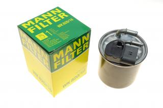 Фільтр палива OM-651-642 MANN WK820/16 2 штуцери +5 конт.фішка