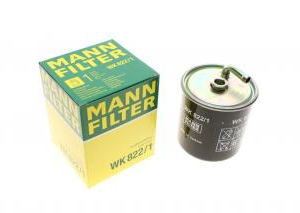 Фільтр палива OM-612  W 163,202,203,210,461,463  MANN-FILTER    WK 822/1 Вхід-Вихід